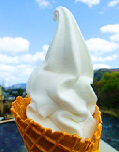 釜石藤勇醤油ソフトクリーム